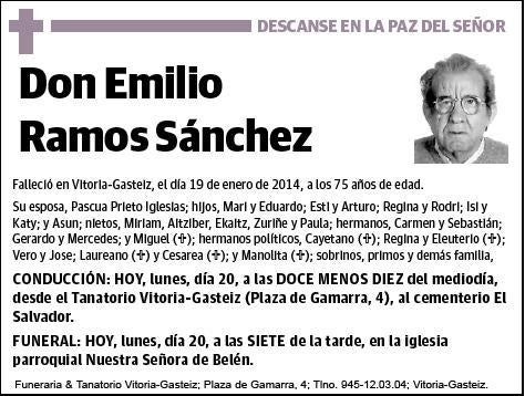 RAMOS SANCHEZ,EMILIO