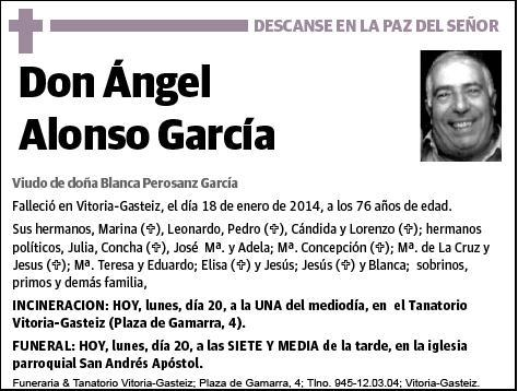 ALONSO GARCIA,ANGEL