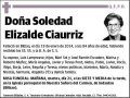 ELIZALDE CIAURRIZ,SOLEDAD