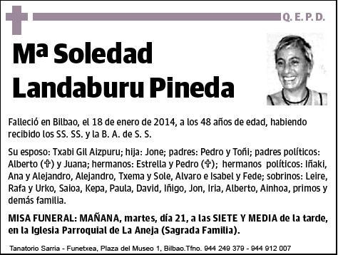 LANDABURU PINEDA,SOLEDAD