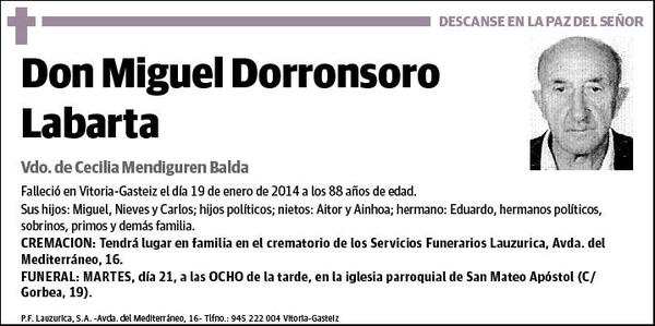 DORRONSORO LABARTA,MIGUEL