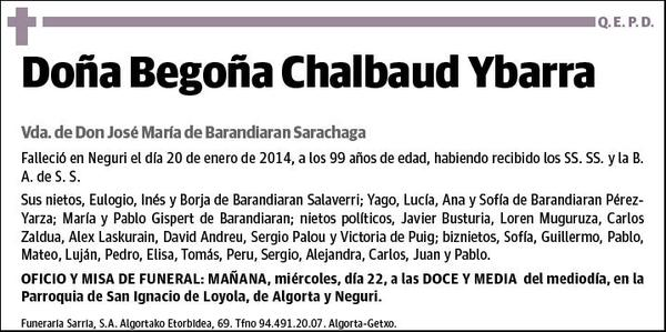 CHALBAUD YBARRA,BEGOÑA