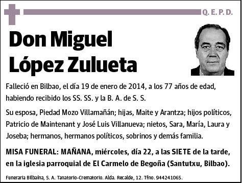 LOPEZ ZULUETA,MIGUEL