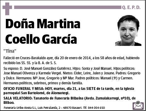 COELLO GARCIA,MARTINA