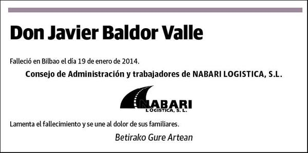 BALDOR VALLE,JAVIER