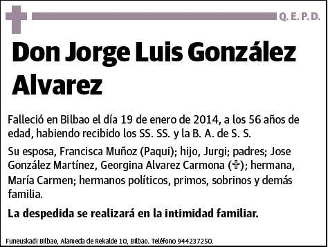 GONZALEZ ALVAREZ,JORGE LUIS