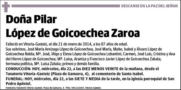 LOPEZ DE GOICOECHEA ZAROA,PILAR