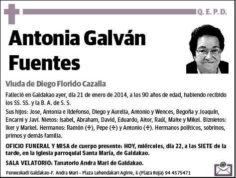 GALVAN FUENTES,ANTONIA