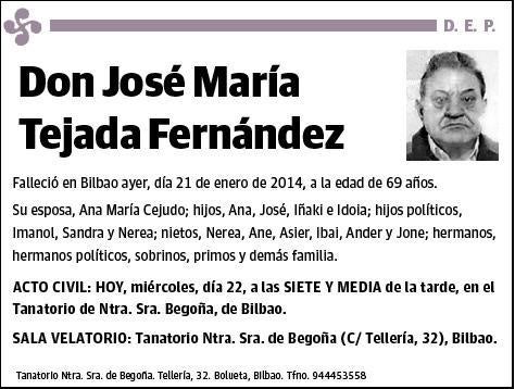 TEJADA FERNANDEZ,JOSE MARIA