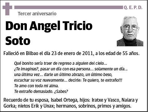 TRICIO SOTO,ANGEL