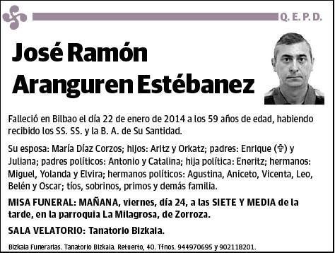 ARANGUREN ESTEBANEZ,JOSE RAMON