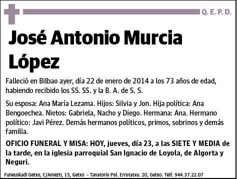 MURCIA LOPEZ,JOSE ANTONIO