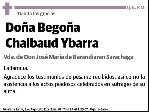 CHALBAUD YBARRA,BEGOÑA