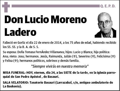 MORENO LADERO,LUCIO