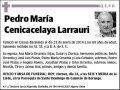 CENICACELAYA LARRAURI,PEDRO MARIA