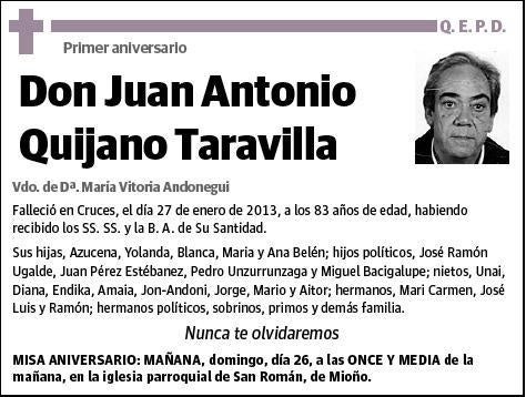 QUIJANO TARAVILLA,JUAN ANTONIO