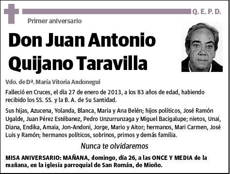 QUIJANO TARAVILLA,JUAN ANTONIO