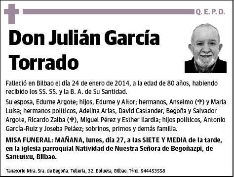 GARCIA TORRADO,JULIAN