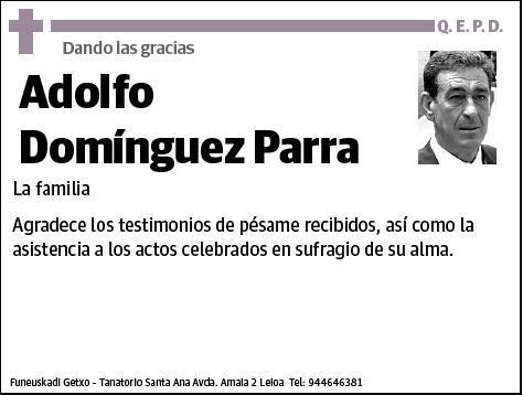 DOMINGUEZ PARRA,ADOLFO