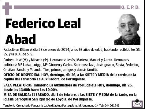 LEAL ABAD,FEDERICO