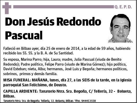 REDONDO PASCUAL,JESUS