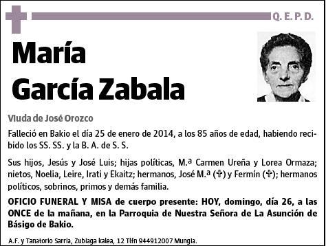 GARCIA ZABALA,MARIA