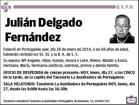 DELGADO FERNANDEZ,JULIAN