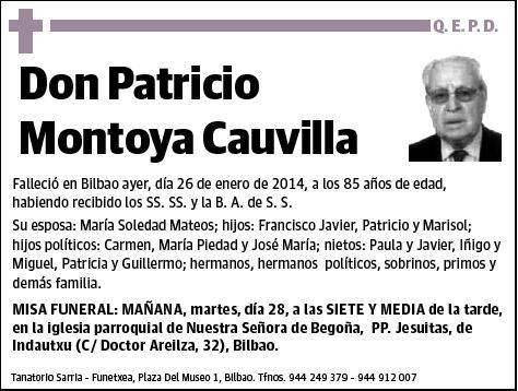 MONTOYA CAUVILLA,PATRICIO