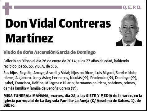 CONTRERAS MARTINEZ,VIDAL