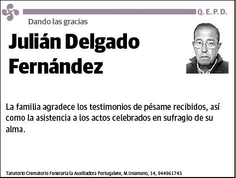 DELGADO FERNANDEZ,JULIAN