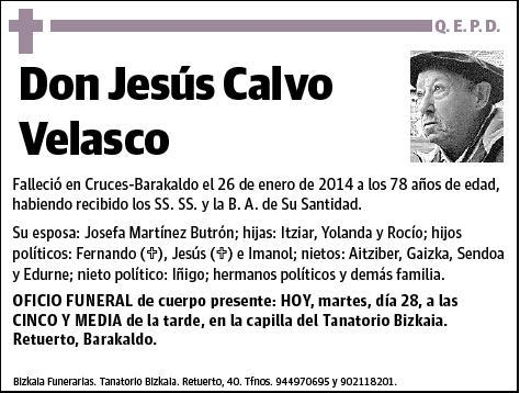 CALVO VELASCO,JESUS