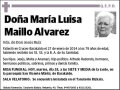 MAILLO ALVAREZ,MARIA LUISA