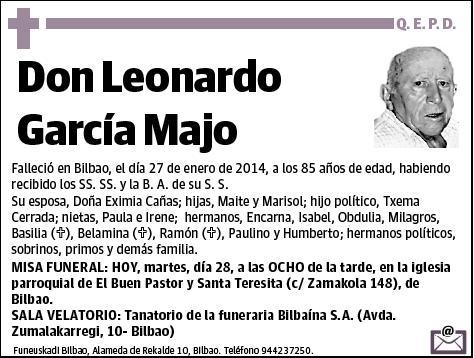 GARCIA MAJO,LEONARDO