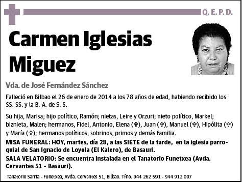 IGLESIAS MIGUEZ,CARMEN