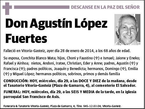 LOPEZ FUERTES,AGUSTIN