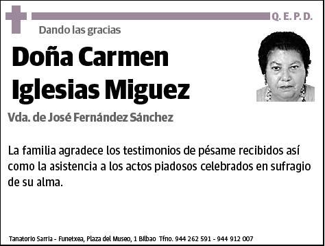 IGLESIAS MIGUEZ,CARMEN