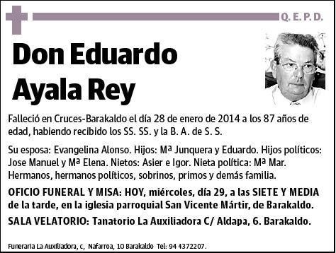 AYALA REY,EDUARDO