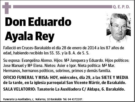 AYALA REY,EDUARDO