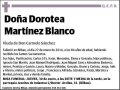 MARTINEZ BLANCO,DOROTEA