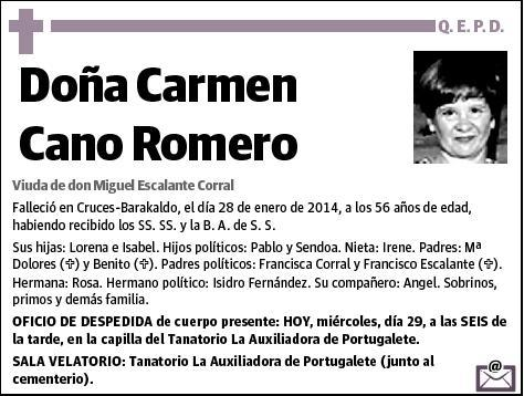 CANO ROMERO,CARMEN