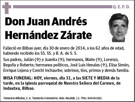 HERNANDEZ ZARATE,JUAN ANDRES