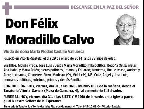 MORADILLO CALVO,FELIX