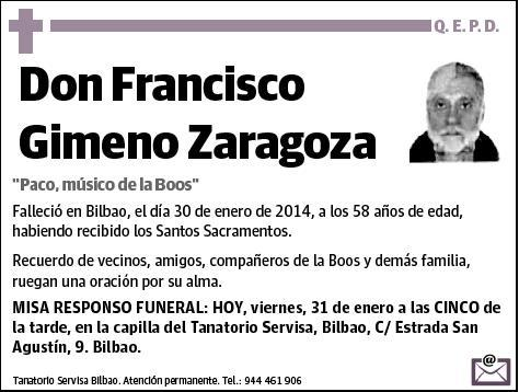 GIMENO ZARAGOZA,FRANCISCO