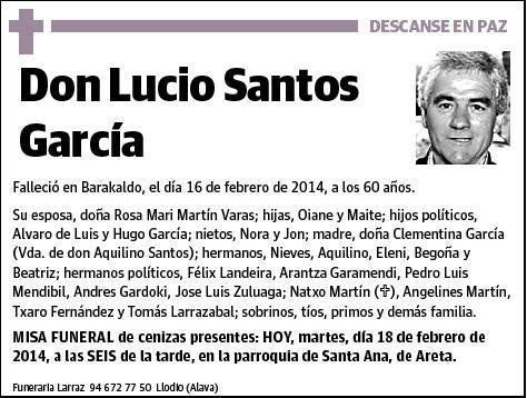 SANTOS GARCIA,LUCIO