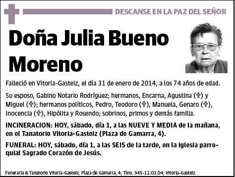 BUENO MORENO,JULIA