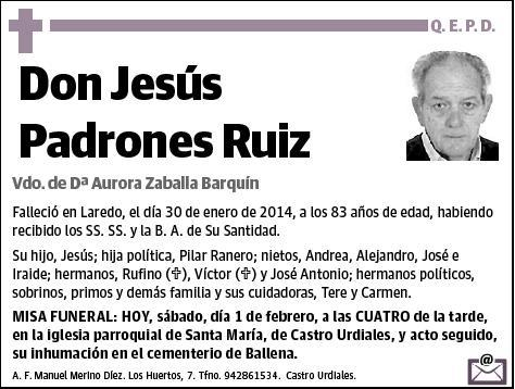 PADRONES RUIZ,JESUS