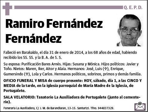 FERNANDEZ FERNANDEZ,RAMIRO