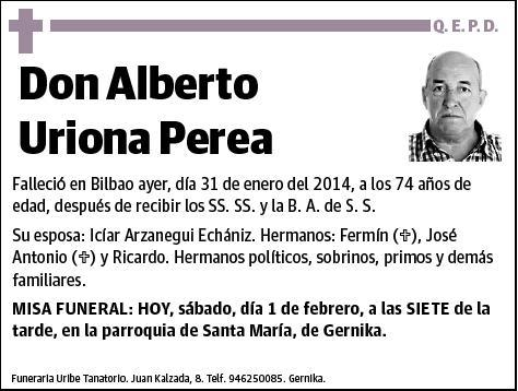 URIONA PEREA,ALBERTO