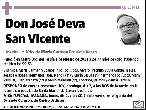 DEVA SAN VICENTE,JOSE