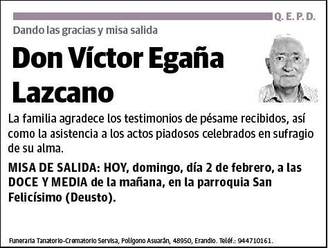 EGAÑA LAZCANO,VICTOR